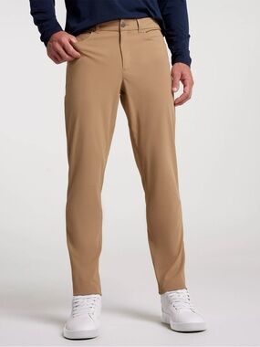 VRST Men's Chino Pants in Tan - Performance Stretch